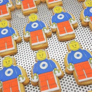 Person Shaped Logo Biscuits