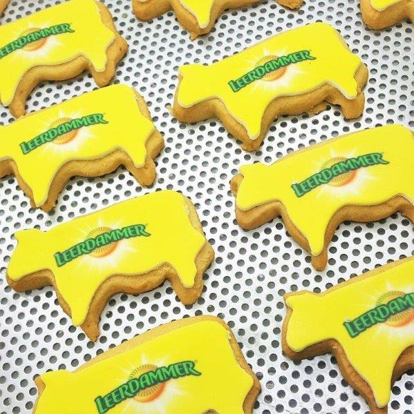 Cow Shaped Logo Biscuit