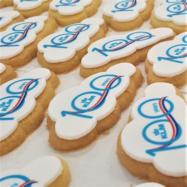 Cloud Shaped Logo Biscuits