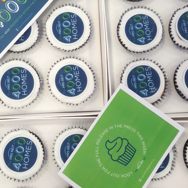 6 pack of Branded Iced Cupcakes