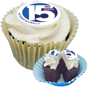 Logo Branded Chocolate Cupcakes