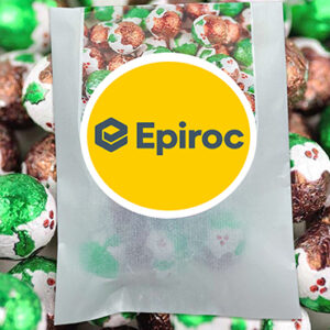 Logo Branded Xmas Chocolate Bags