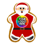 Large Santa Gingerbread - Circle