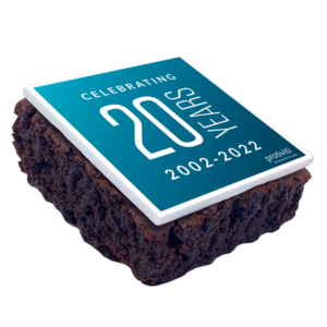 Branded 5cm Brownie Bite