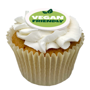 Logo Branded Vegan Frosted Cupcakes