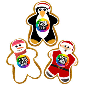 Xmas Character Shaped Ginger Biscuit