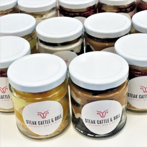 Branded Cake Jars with Logo