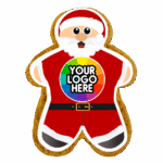 Large Santa Gingerbread - Circle