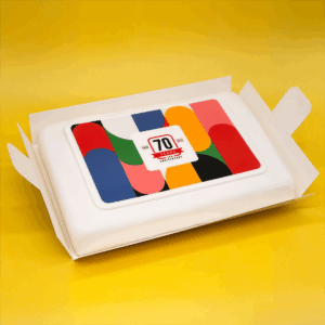 Logo Branded Postal Cake - 20 Portion