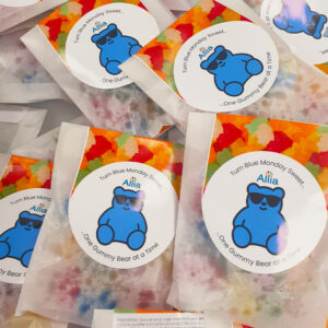 25g Branded Vegan Gummy bear bag