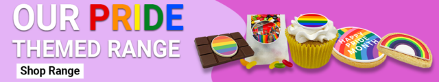 Pride personalised treats banner