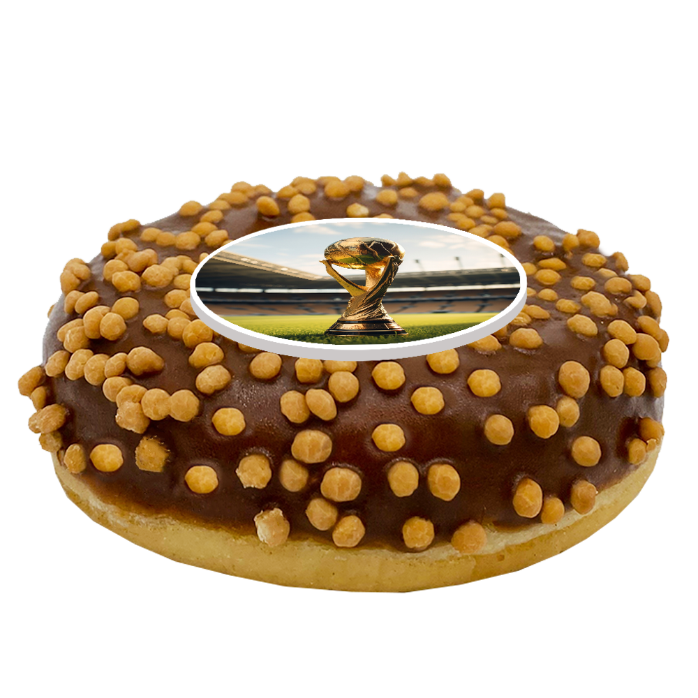Football Themed Doughnut