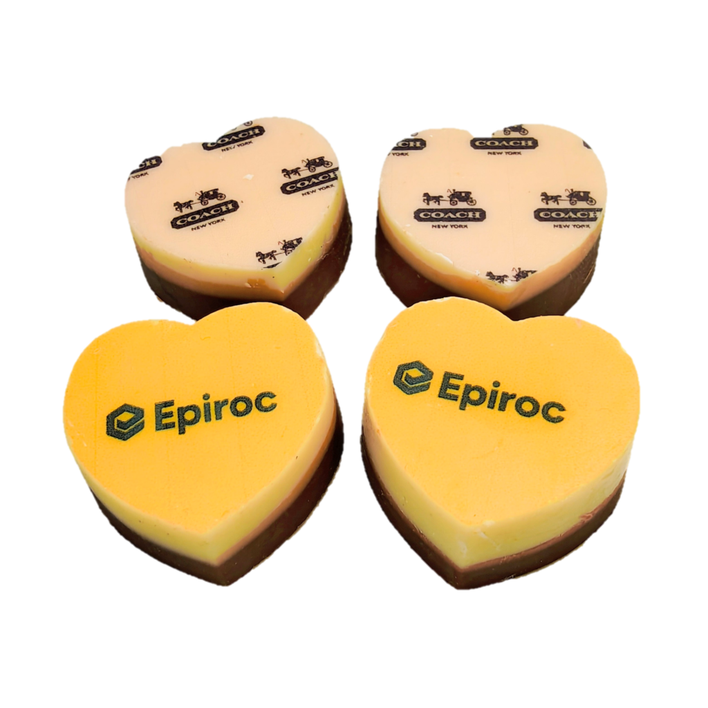 Choc Hearts 4 - White