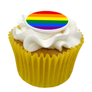 bespoke lgbt pride cupcake