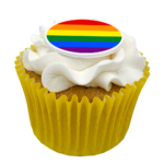 bespoke cupcake for lgbt pride