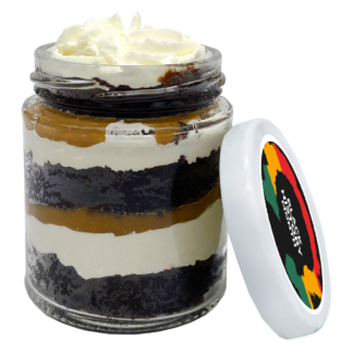 black history month cake jar for business