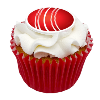 cupcake with icc mens cricket world cup logo