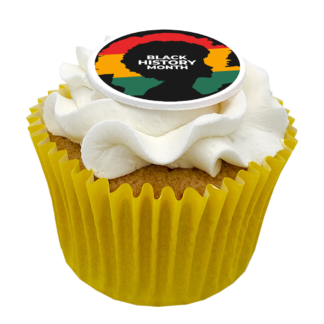 black history month cupcake for business