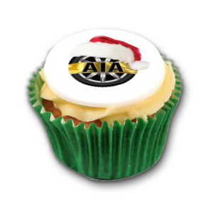 Christmas Branded Logo Cupcakes