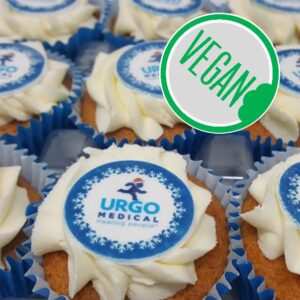 branded vegan cupcakes