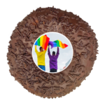 bespoke doughnut for lgbt pride