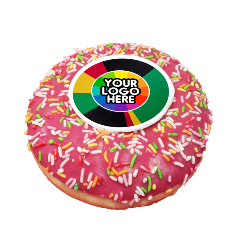 branded doughnut for black history month