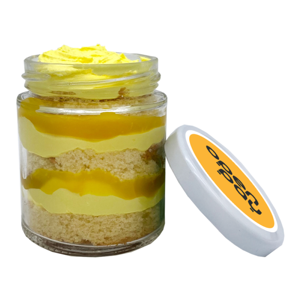 bespoke lemon cake jar