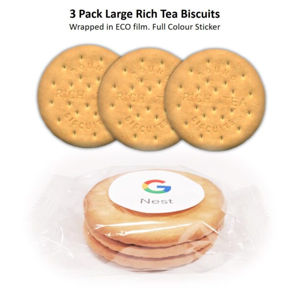 branded logo biscuits