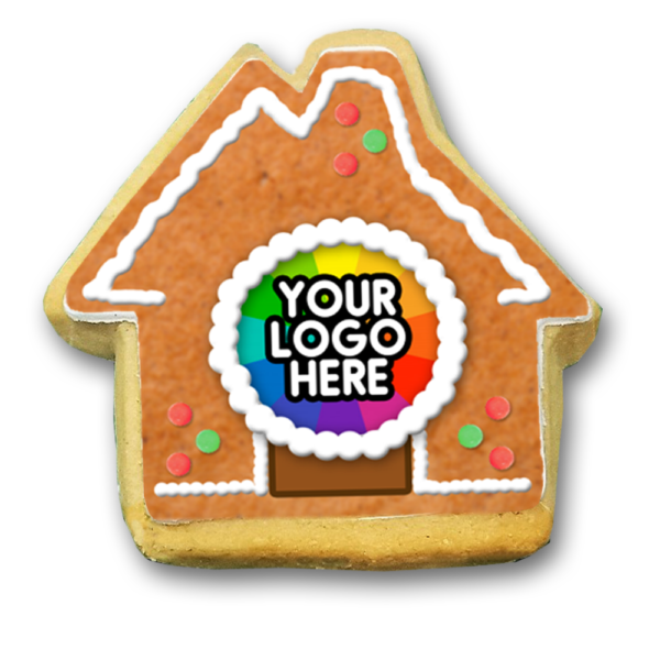 Branded House Shaped Biscuit