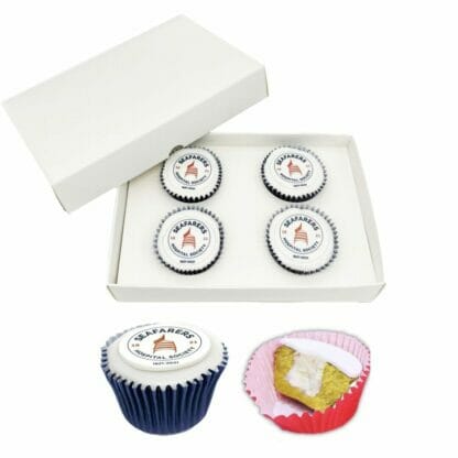Postal Cupcakes Gift box 4 Pack