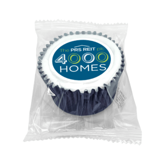 Wrapped Logo Cupcakes
