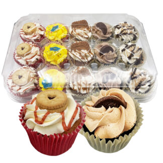Funky Cupcake Tray - Mixed Flavours