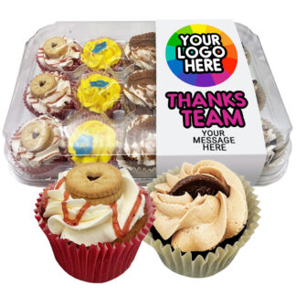 (Logo Wrap) Funky Cupcake Tray - Mixed Flavours