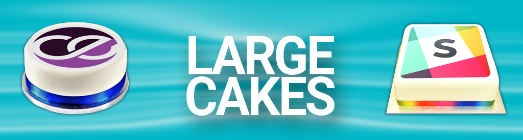 Large Logo Branded Celebration Cakes