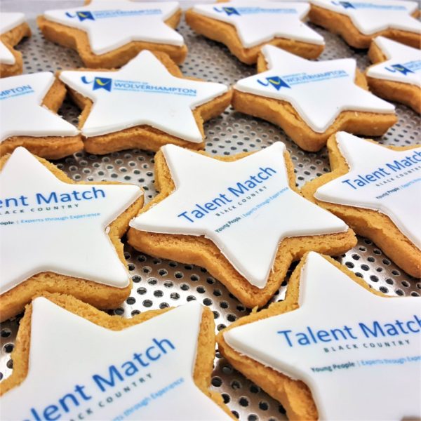 Star shaped logo biscuit - Talent Match