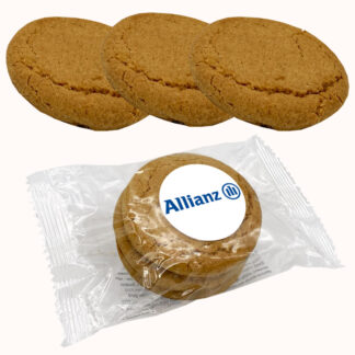 branded gingerbread biscuits