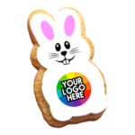 branded easter bunny biscuit