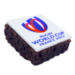 bespoke brownie for rugby world cup