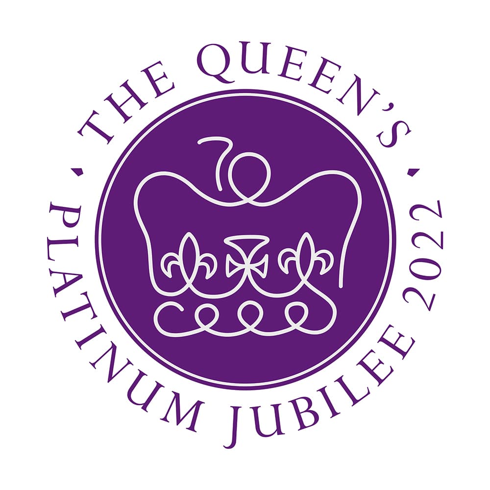 Queen's Platium Jubilee branded cake toppers